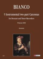 5 Instrumental Two-Part Canzonas 