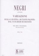 Variations On the Cavatina Di tanti palpiti from Rossini's Tancredi 