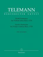 12 Fantasien für Violine ohne Bass Standard