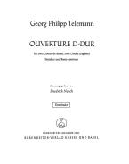 Orchester-Ouvertüre D-Dur TWV 55:D21 