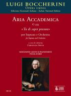 Aria accademica Tu di saper procura G555 
