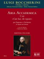 Aria accademica Care luci, che regnate G549 