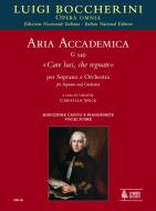 Aria accademica Care luci, che regnate G549 