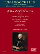 Aria accademica Numi, se giusti siete G551 