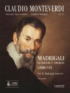 Madrigali Libro 8 [Original Clefs] Vol. 2 