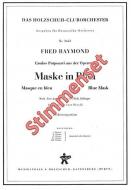 Maske in Blau 