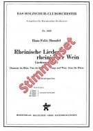 Rheinische Lieder, rheinischer Wein 