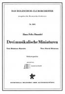 3 musikalische Miniaturen 