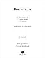 Kinderlieder für Violine und Klavier 