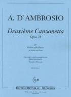 Deuxieme Canzonetta op. 28 