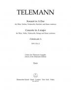 Konzert A-Dur aus Tafelmusik 1 