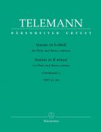 Sonate h-Moll für Flöte und Basso continuo Standard