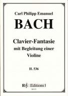 Clavier-Fantasie mit Begleitung einer Violine H. 536 