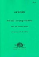 Oh! that I on wings could rise 