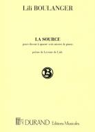 La Source pour Choeur à Quatre Voix Mixtes et Piano 