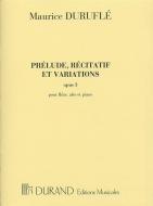 Prelude Recitatif et Varations op. 3 