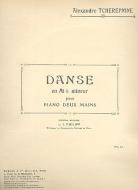 Danse Nr. 2 Piano Eb Minor 
