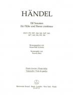 11 Sonaten für Flöte und Basso continuo 