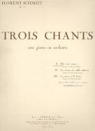 3 Chants Op. 98 N 1 Elle Etait Venue Mezzo-Piano 