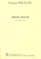 Douze Chants pour Mezzo-Soprano et Piano 