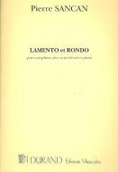 Lamento et Rondo pour Saxophone Alto En Mi Bemol 