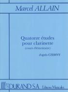 14 Études pour clarinette d'apres Czerny 
