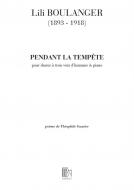 Pendant La Tempete pour Choeur a Trois Voix d'Hom 