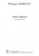 Onze Caprices pour Deux Violoncelles 