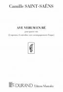 Ave Verum En Re pour Quatre Voix 