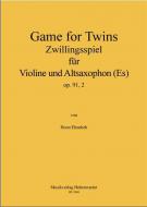 Zwillingsspiel für Violine und Altsaxophon op. 91, 2 