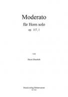 Moderato für Horn solo op. 117, 1 