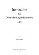 Invocation für Oboe oder Englischhorn solo op. 13, 3 