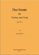 Duo-Sonate für Violine und Viola op. 99, 1 