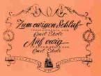 Zum ewigen Schlaf 