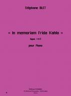 In memoriam Frida Kahlo op. 141 
