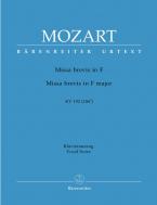 Missa brevis F-Dur KV 192 (186f) Standard