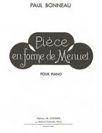 Piece en forme de menuet 