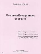 Mes premieres gammes pour alto Cahier 1 