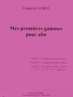 Mes premieres gammes pour alto Cahier 2 