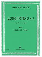 Concertino No. 3 re m. op. 33 