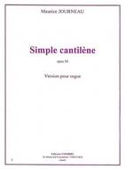 Simple cantilène op. 50 