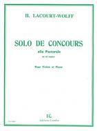 Solo de concours en re maj. Alla pastorale 
