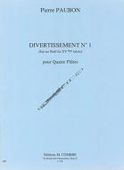 Divertissement No. 1 sur un noel du XVe siecle 