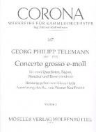 Concerto grosso e-Moll TWV 52:e2 