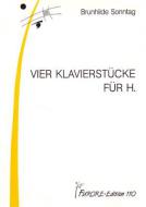 Vier Klavierstücke für H. 