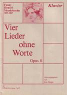 Vier Lieder ohne Worte op. 8 