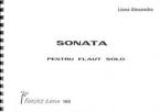 Sonata pentra Flaut Solo 