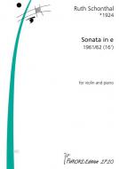 Sonata in e 