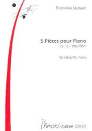 Cinq Pieces pour piano 