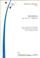 Variations pour Klarinettete et Harfe 